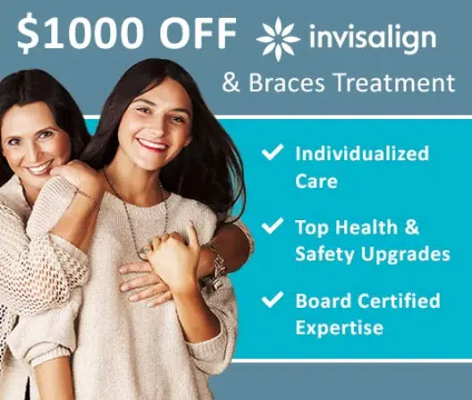 3 $1000 discount for Invisalign or Braces in NYC